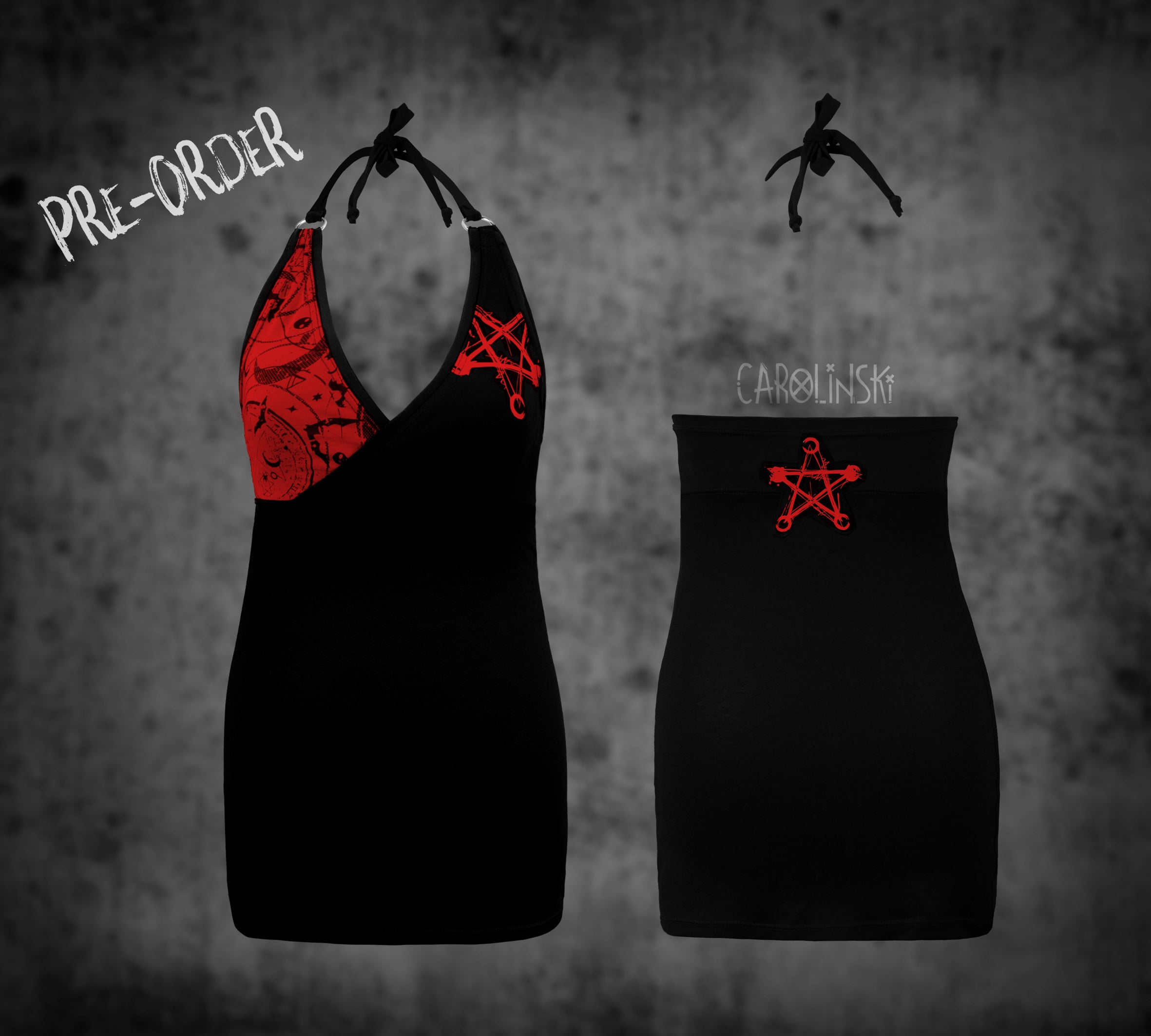 Neck holder top - witchy