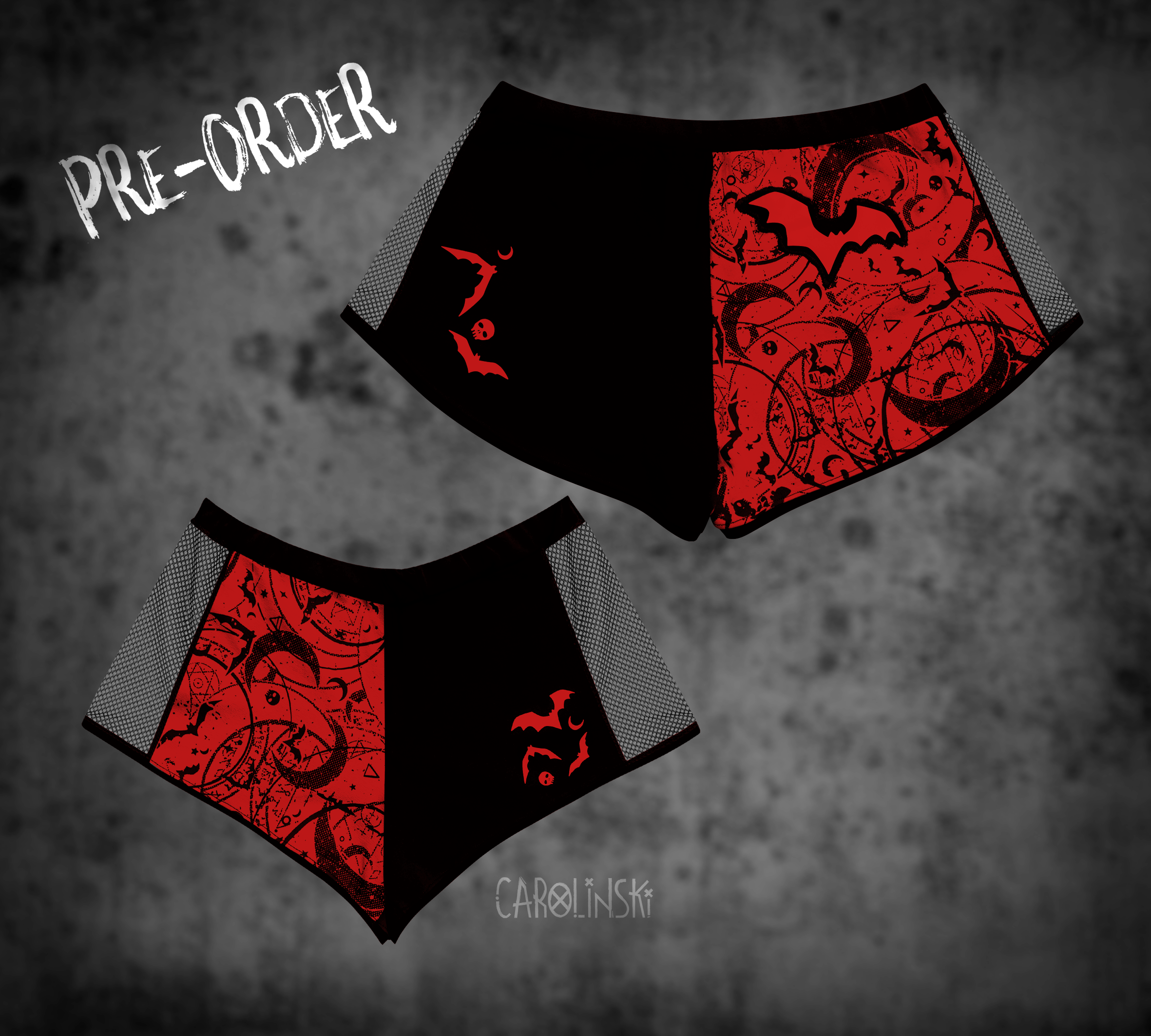 Split Shorts - Witchy
