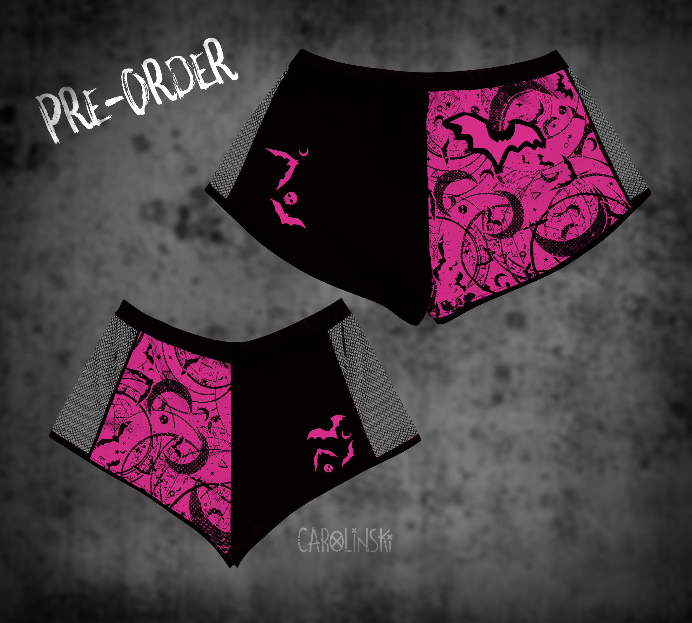Split Shorts - Witchy