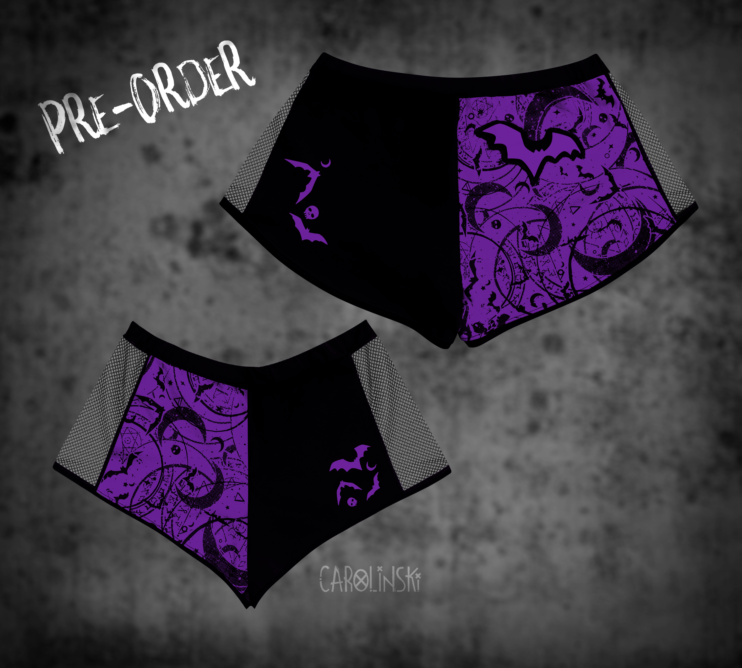 Split Shorts - Witchy