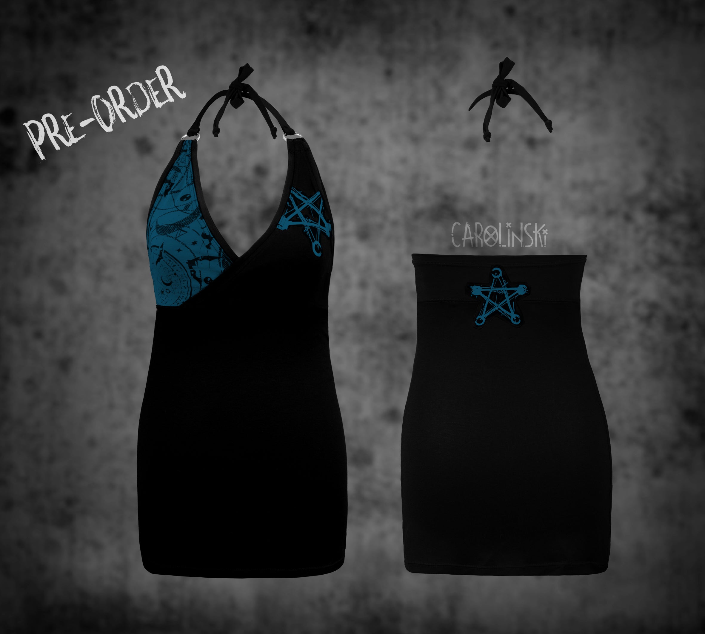Neck holder top - witchy