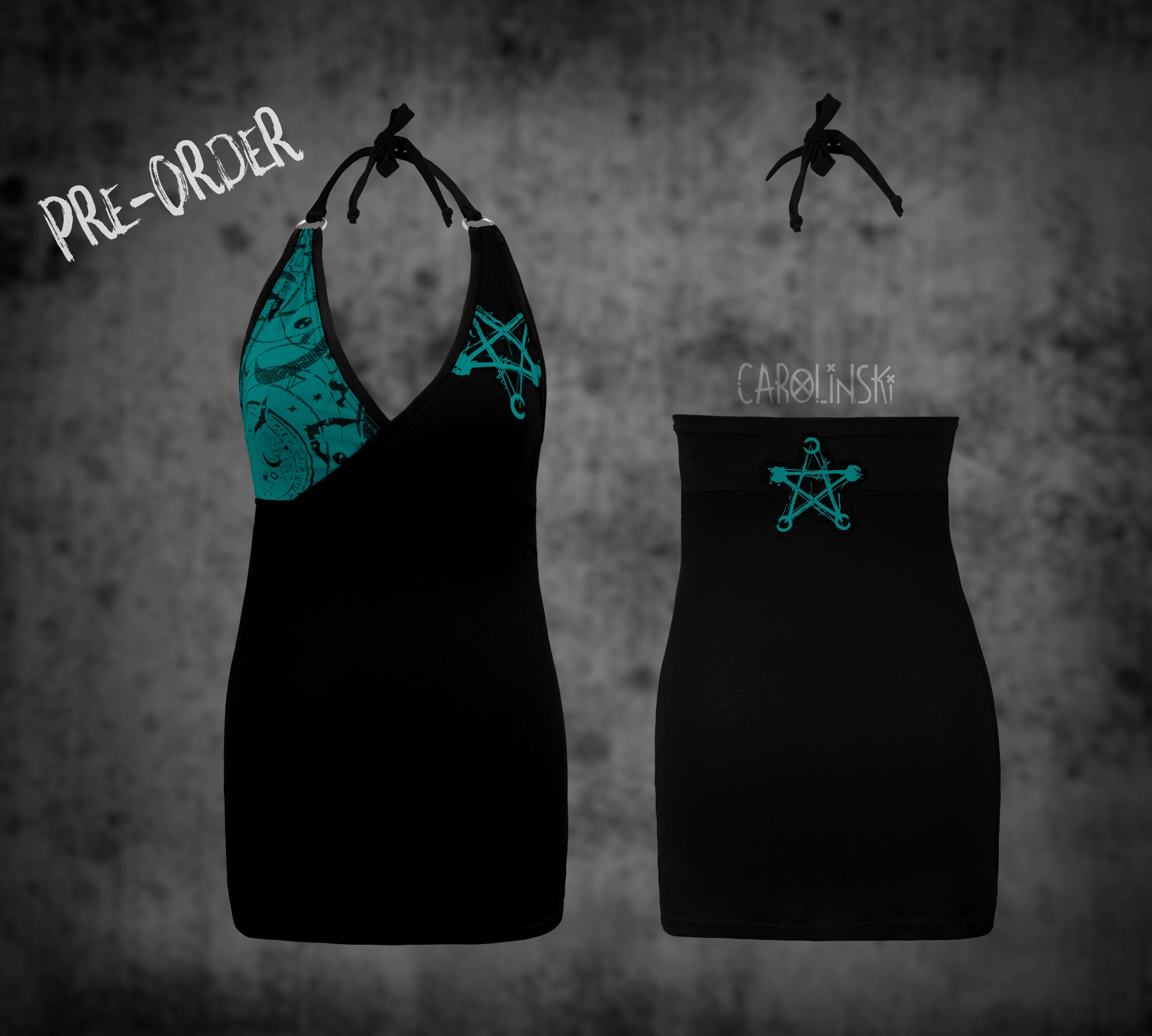 Neck holder top - witchy