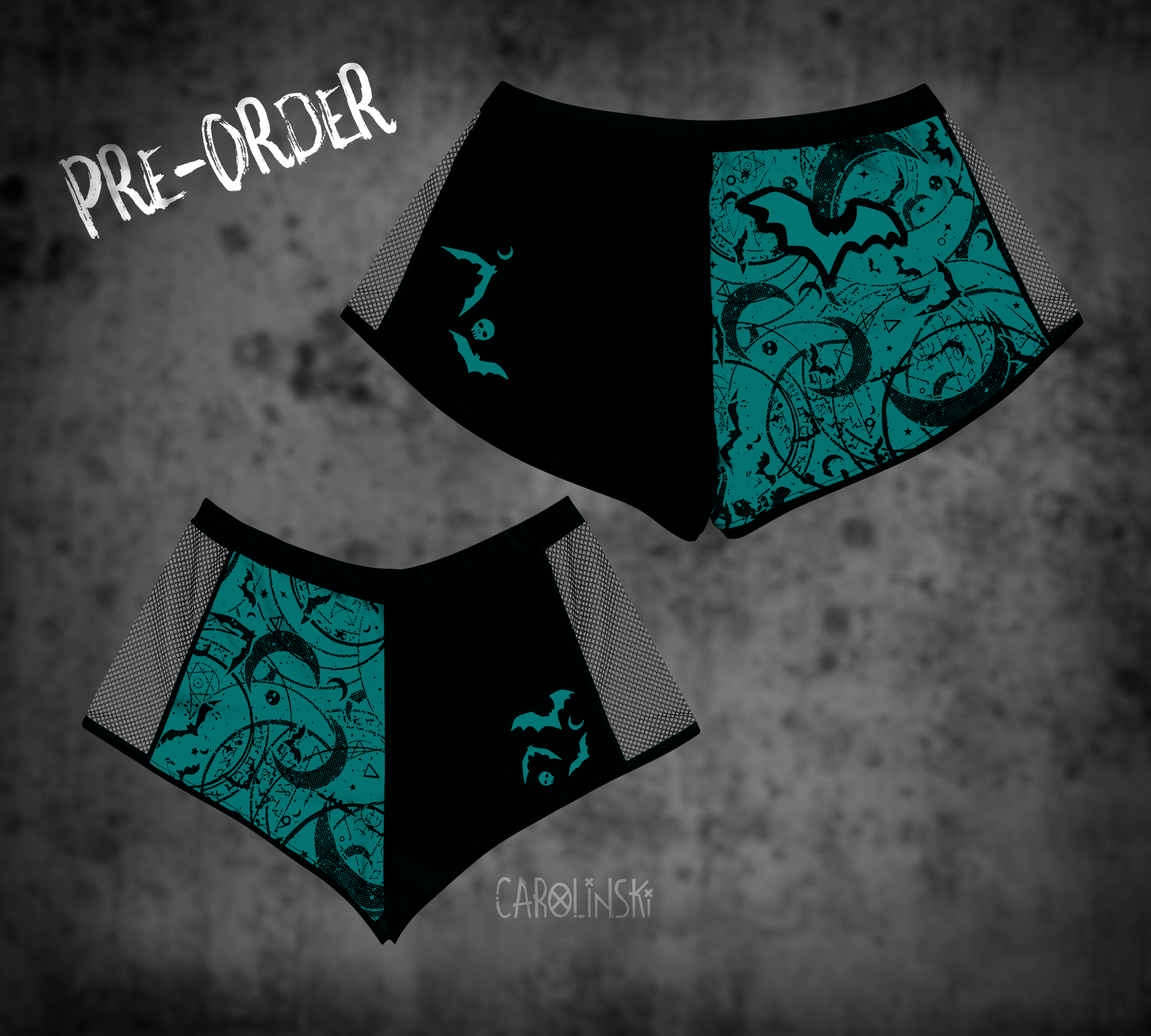 Split Shorts - Witchy