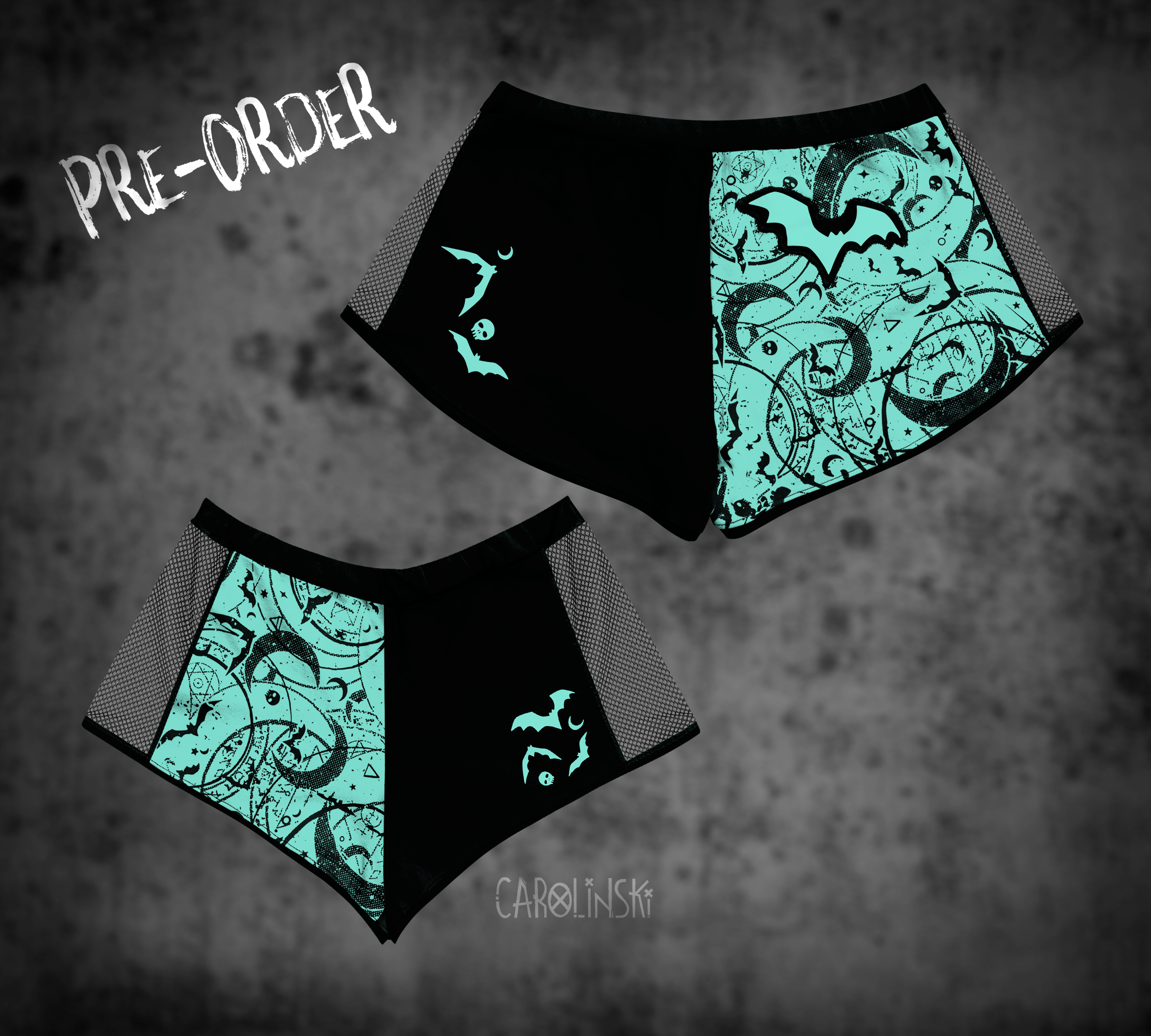 Split Shorts - Witchy