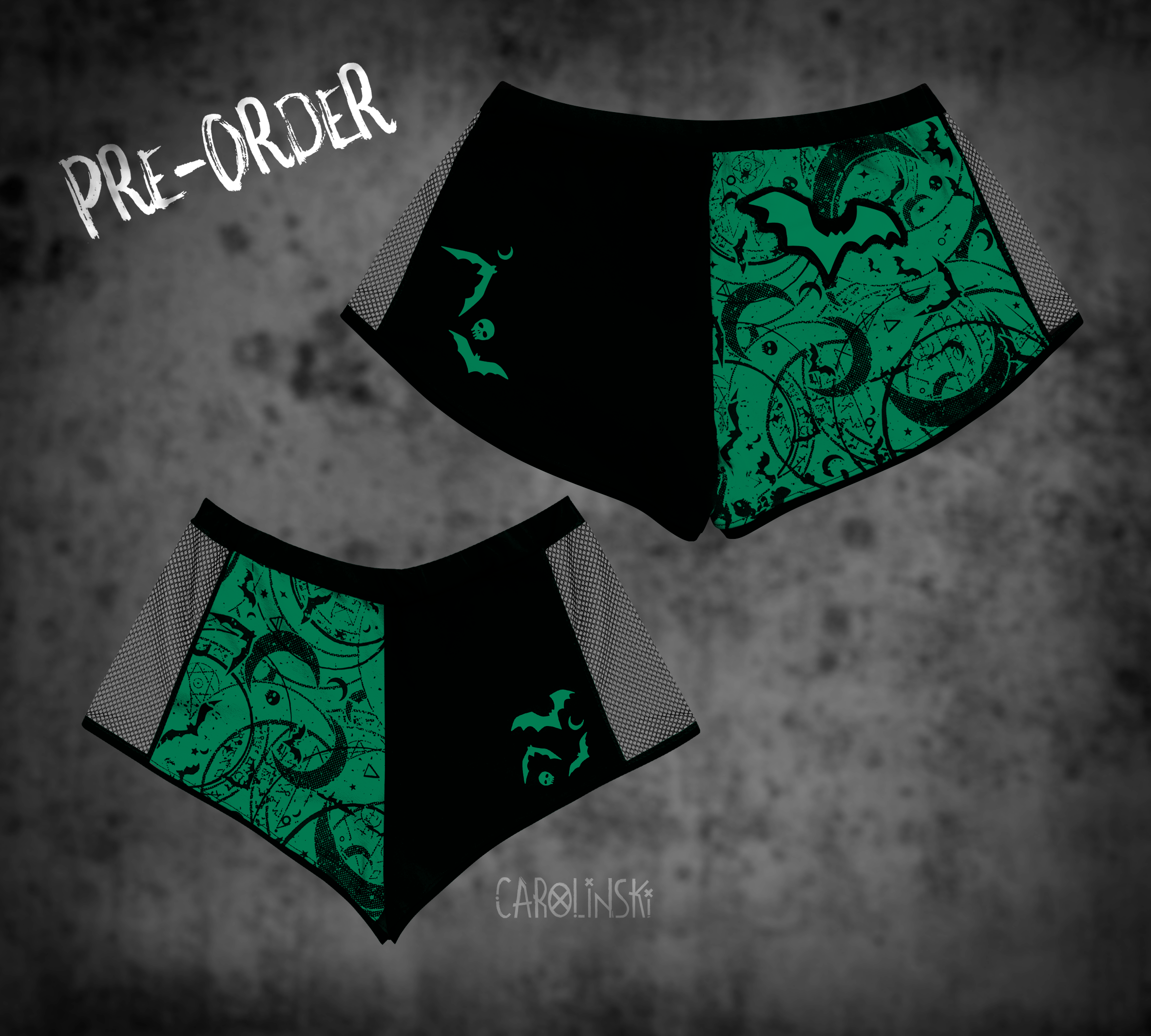 Split Shorts - Witchy