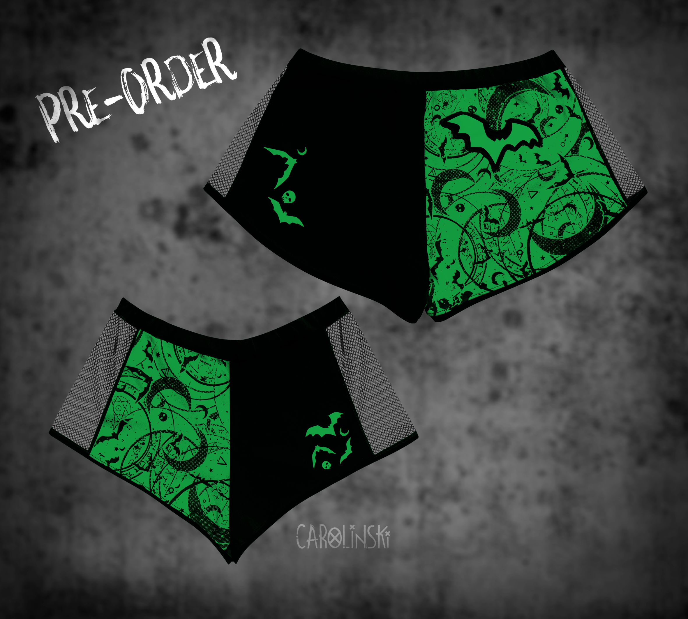 Split Shorts - Witchy