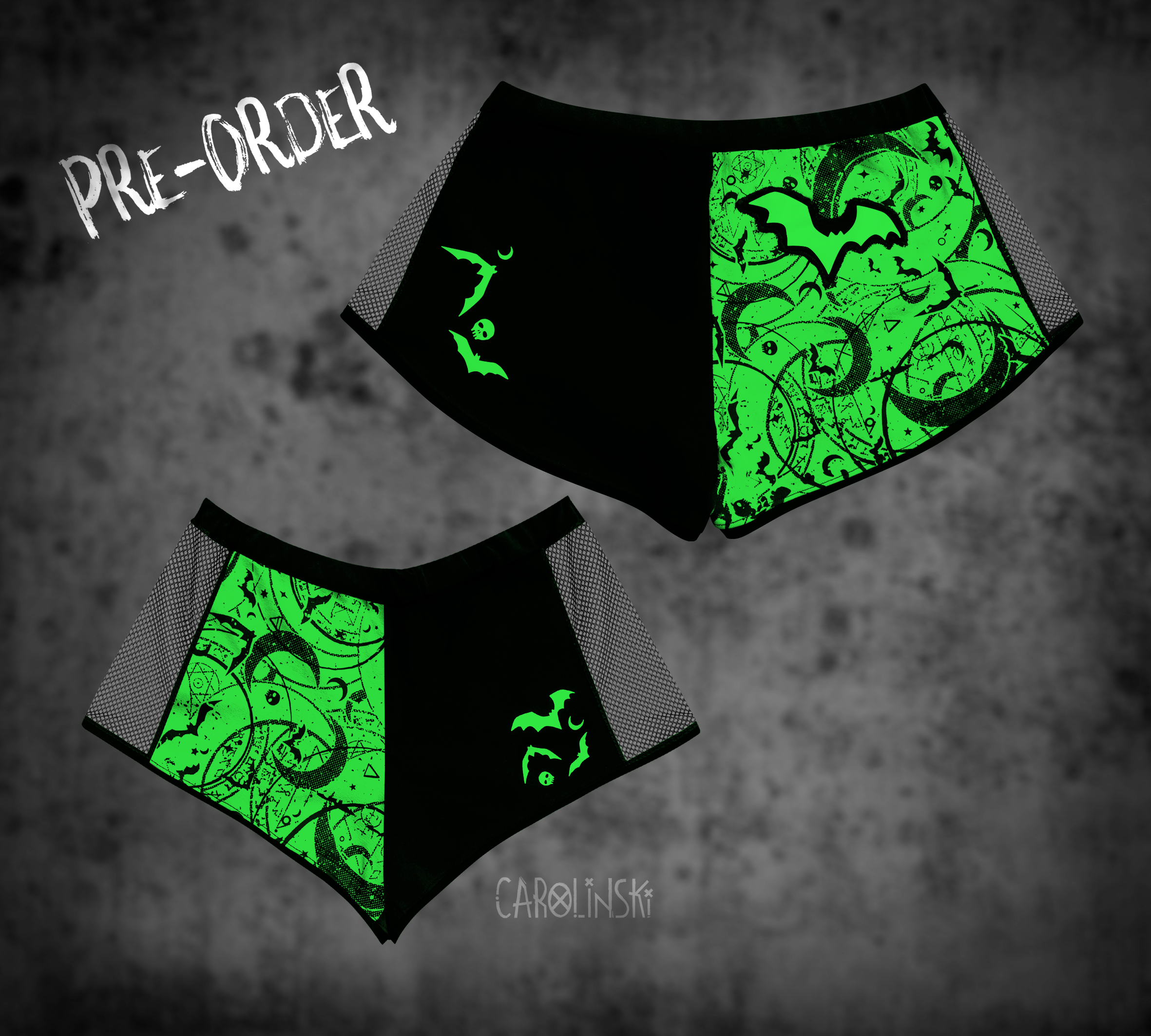 Split Shorts - Witchy
