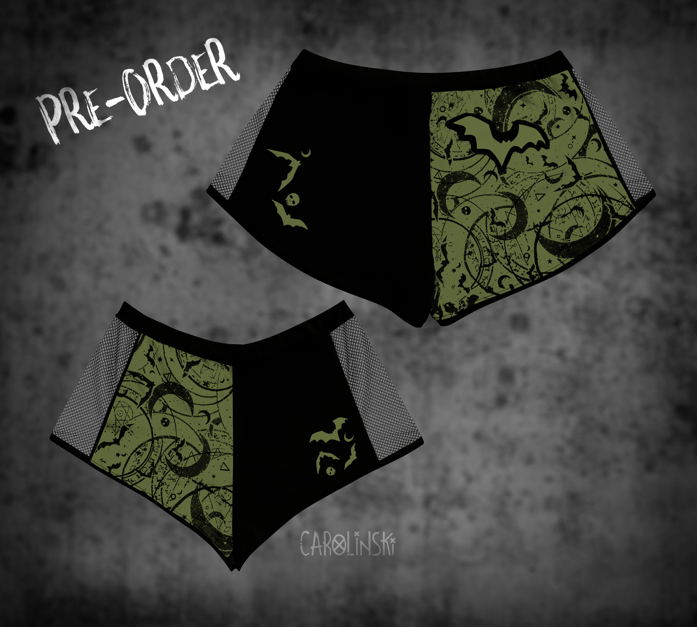Split Shorts - Witchy