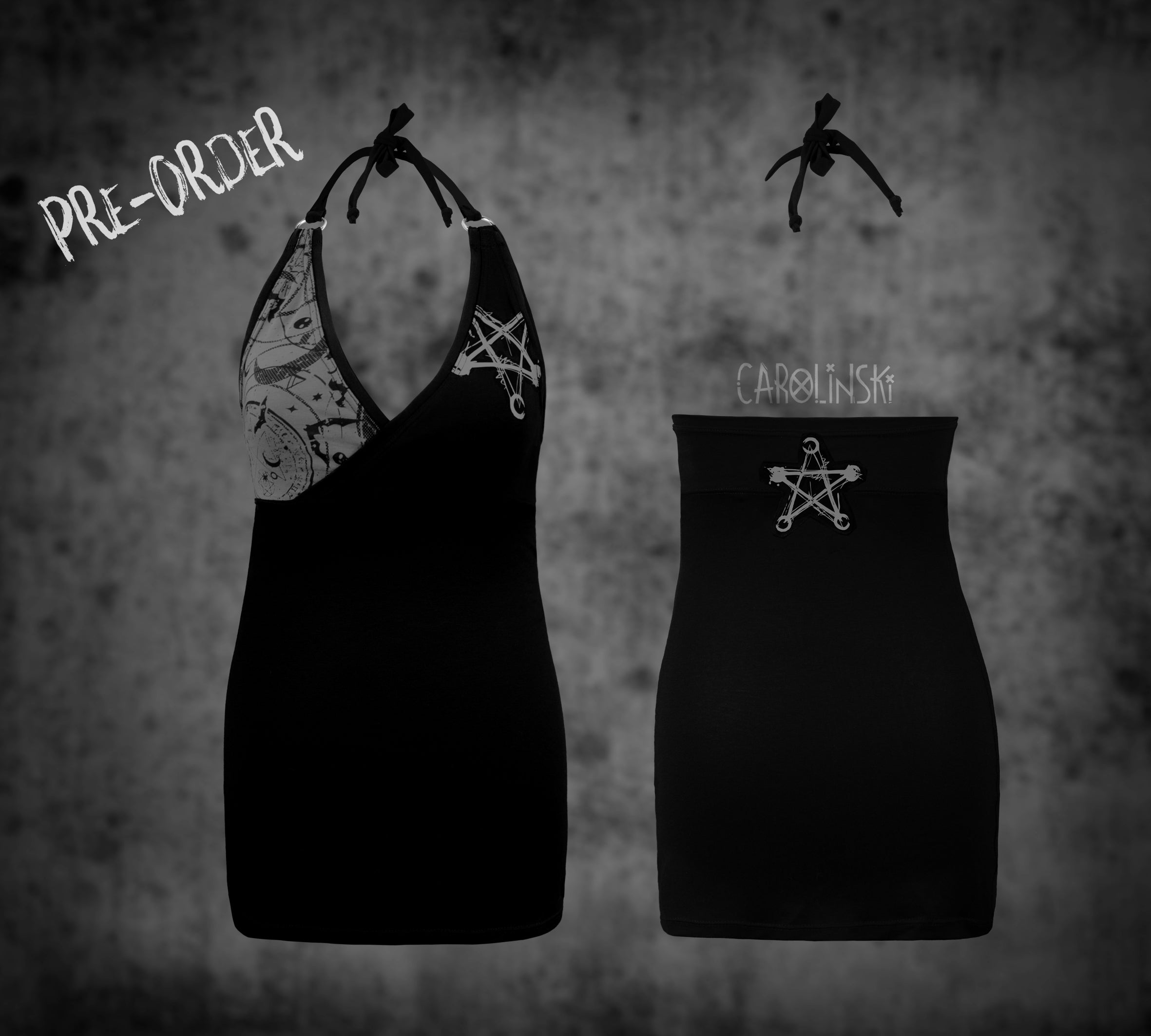 Neck holder top - witchy