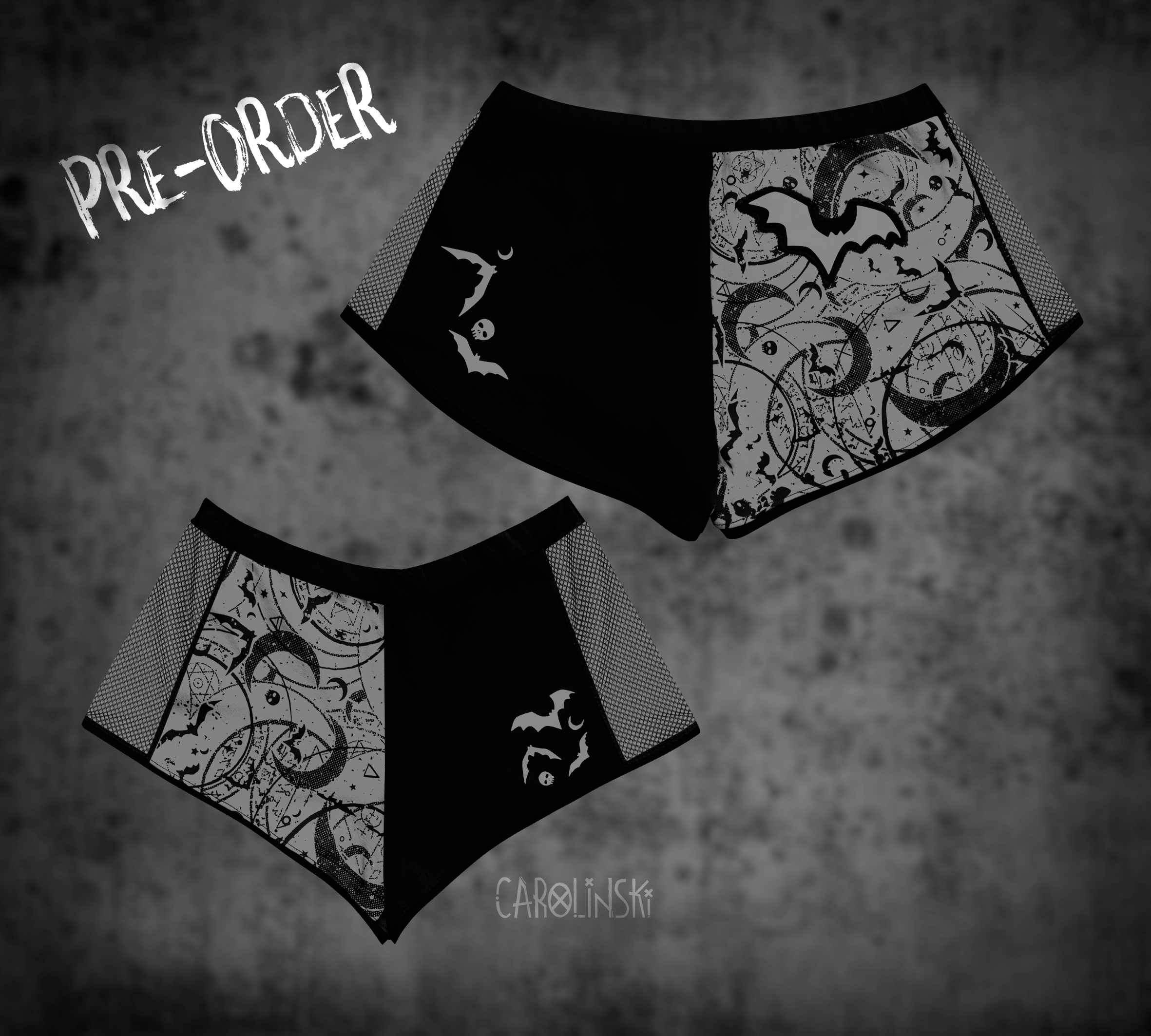 Split Shorts - Witchy
