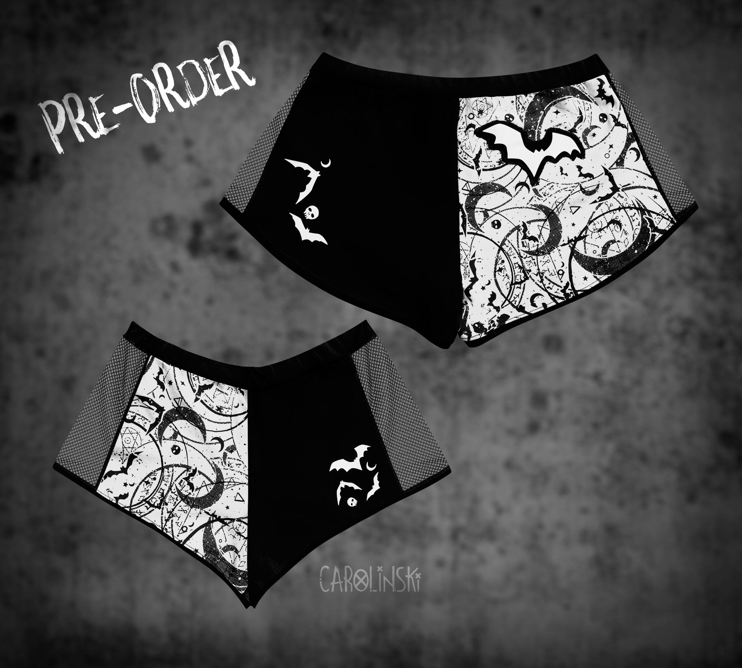 Split Shorts - Witchy