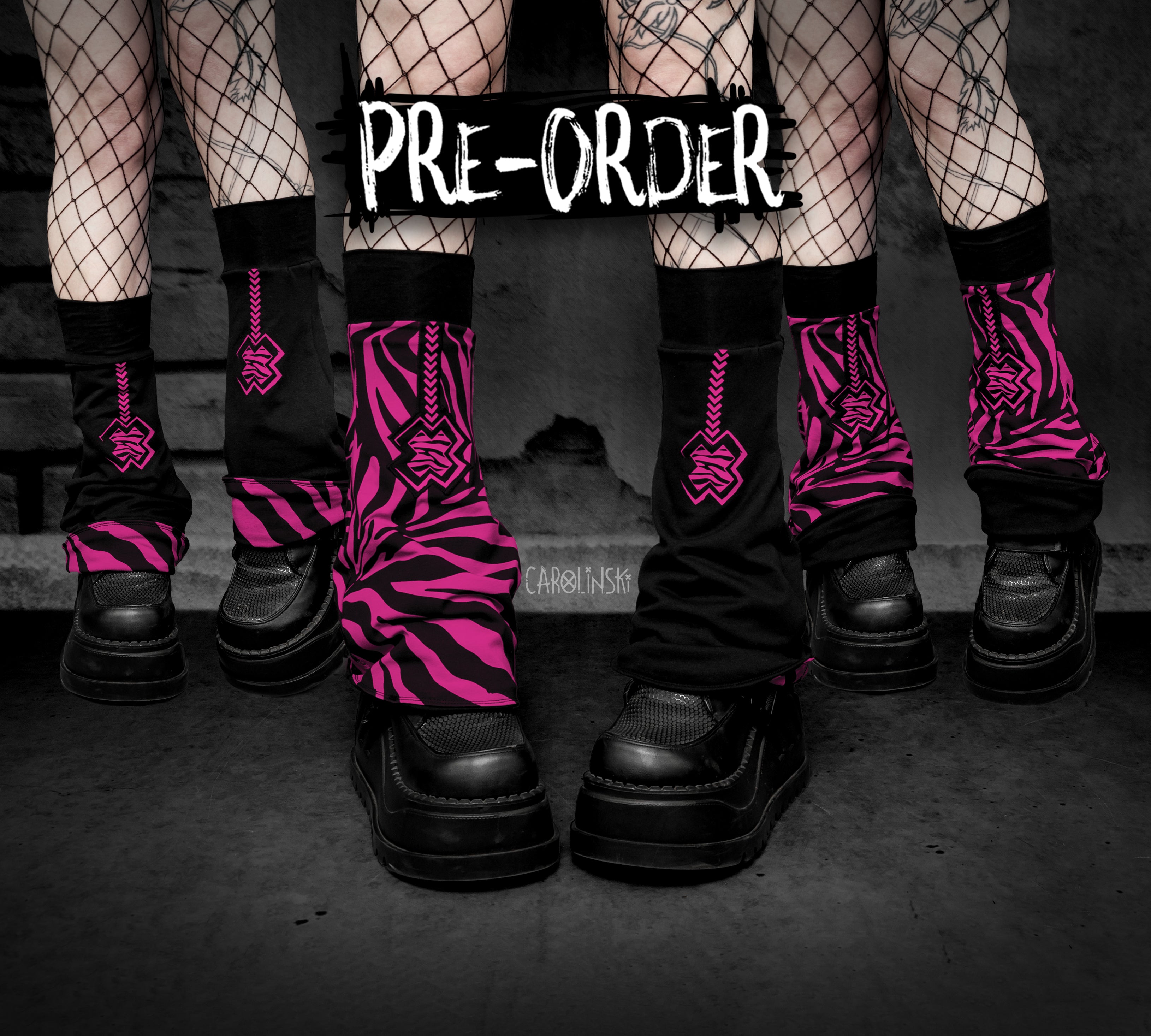 Flipping Legwarmers - Zebra