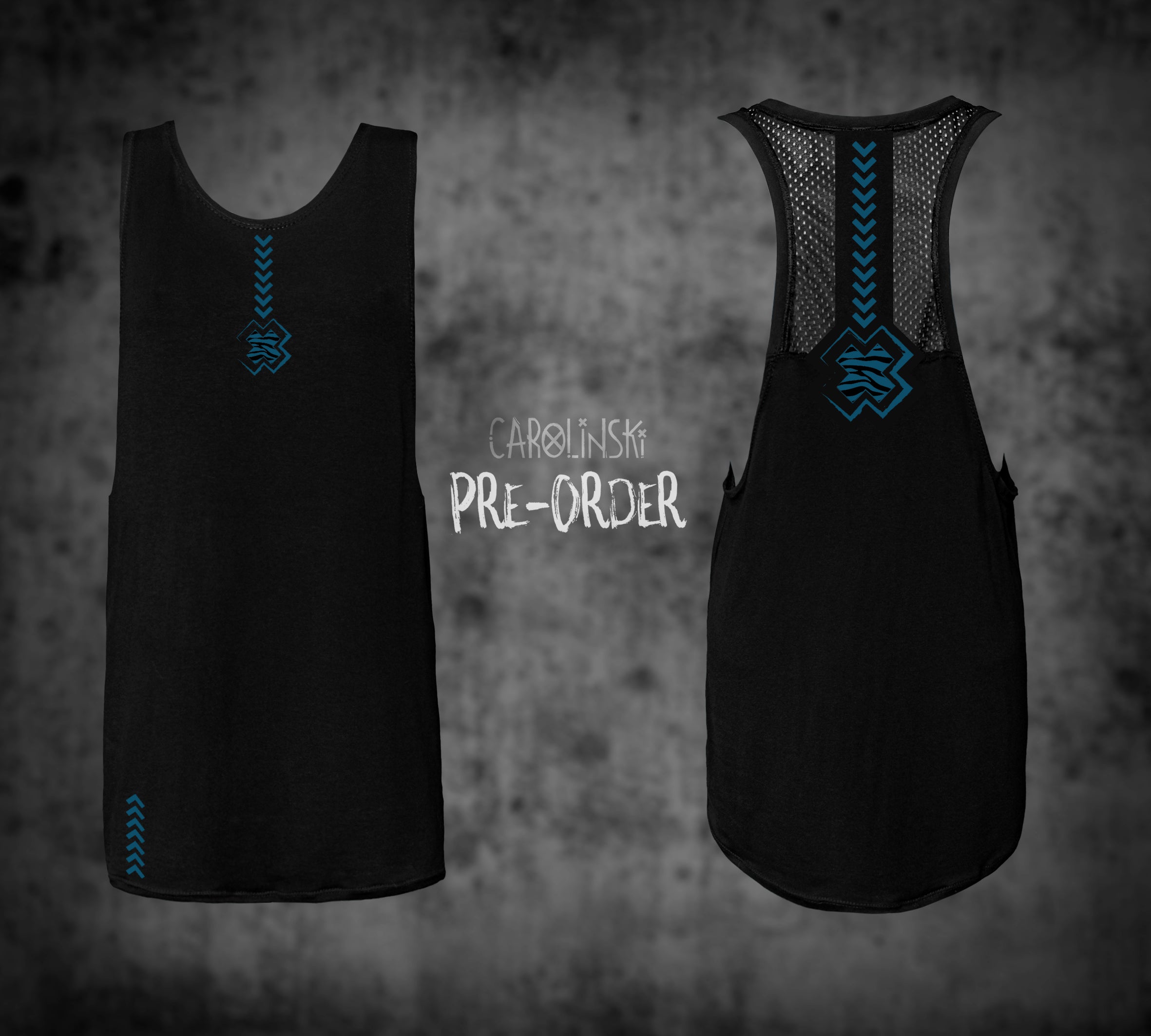 TankTop Mesh - Zebra