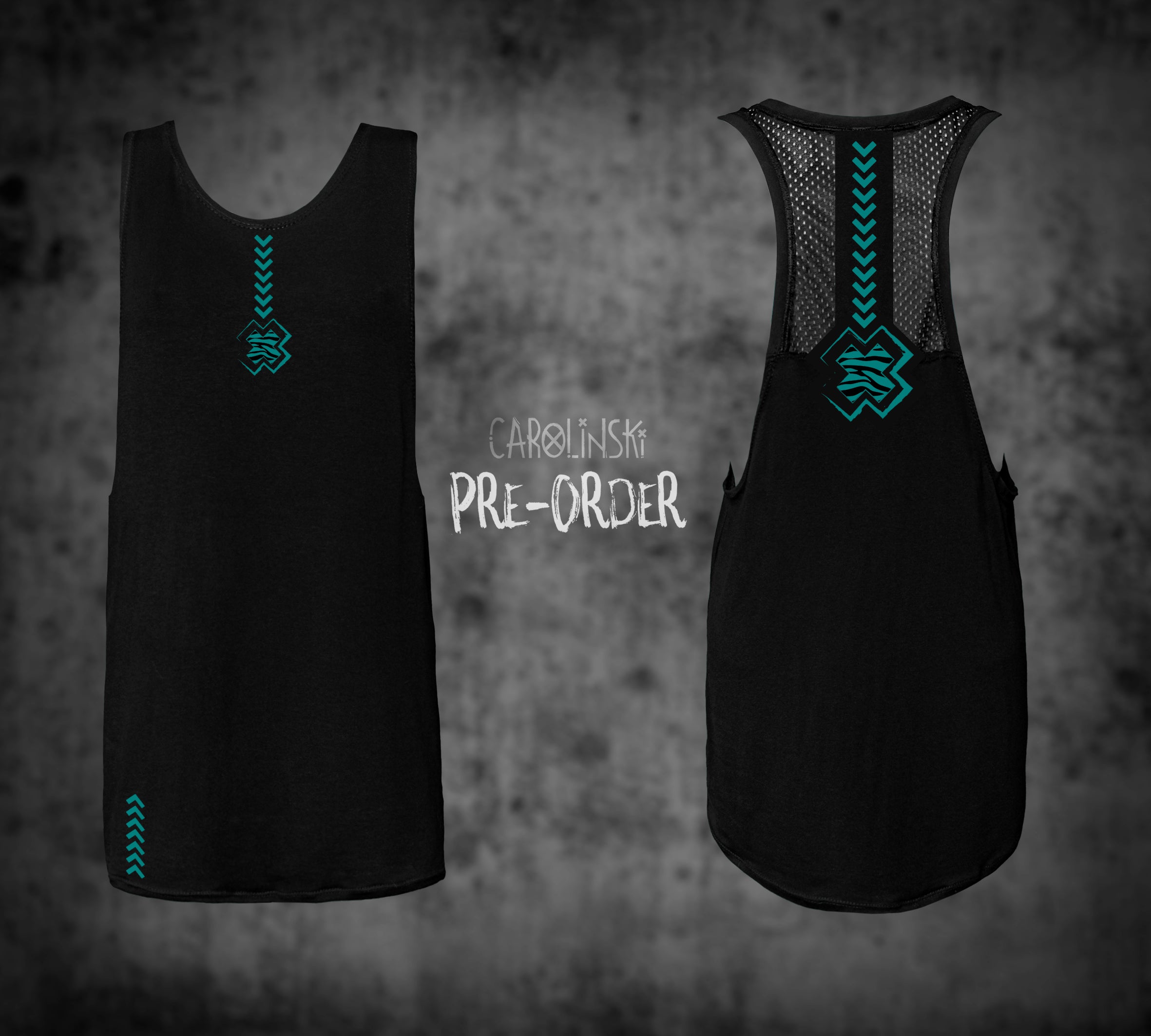 TankTop Mesh - Zebra