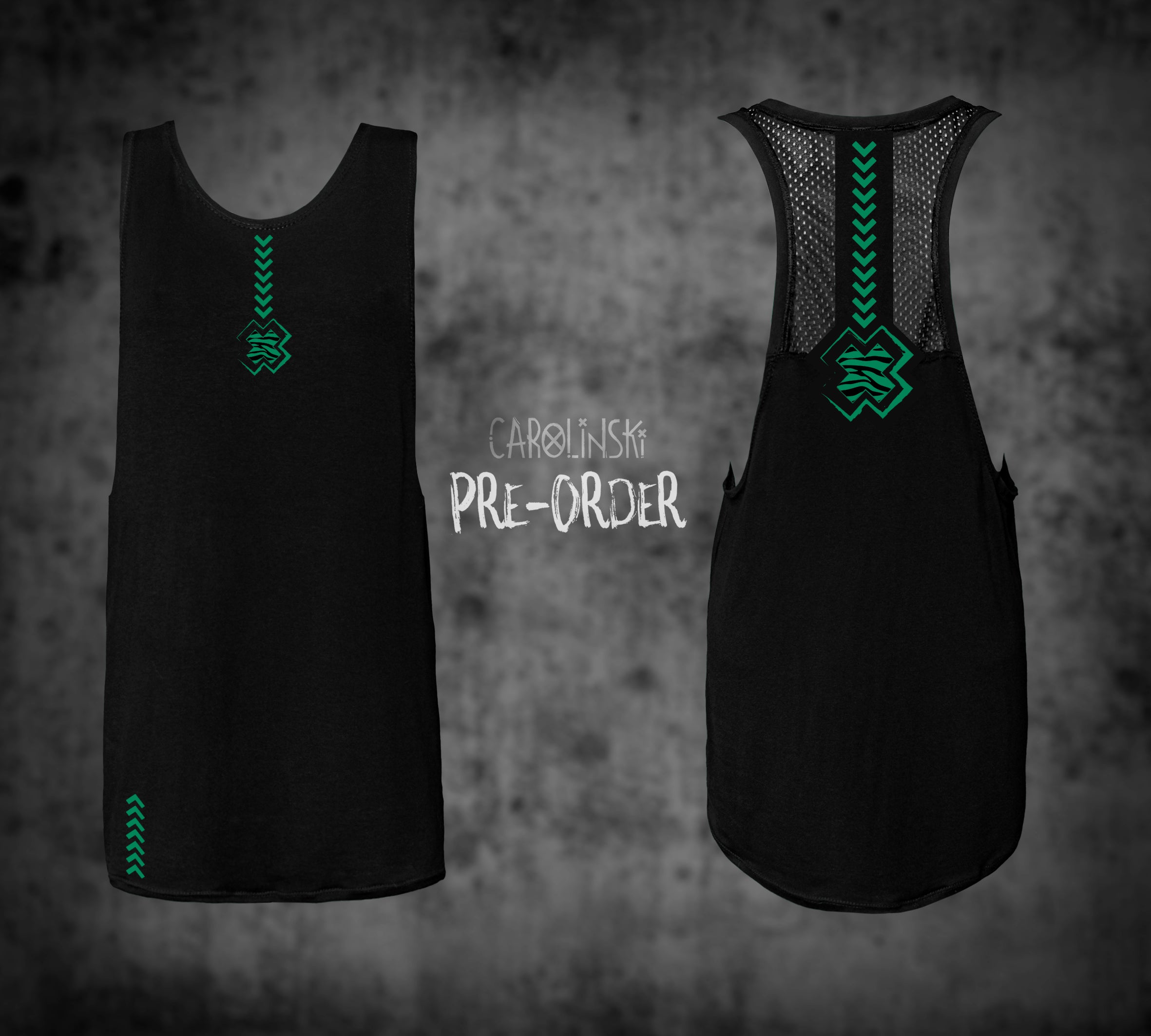 TankTop Mesh - Zebra